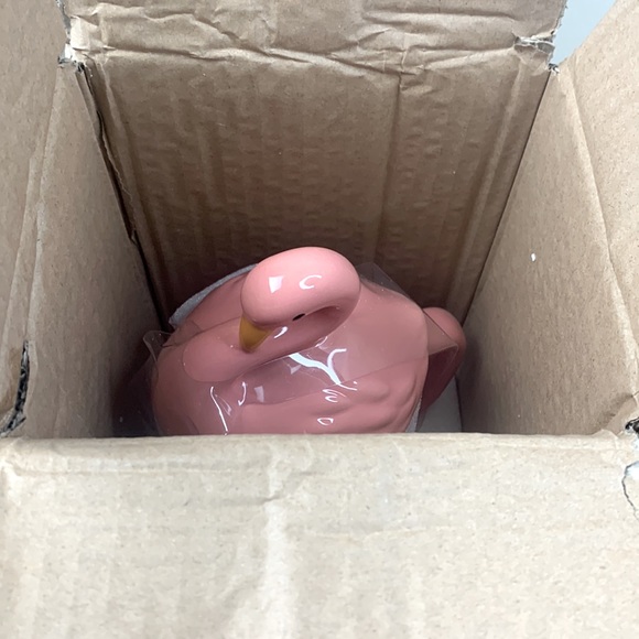 Rae Dunn “I Don’t Give A Flock” Mug with Flamingo Topper - Picture 9 of 14